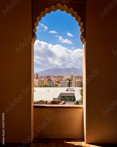 Malaga's historic Alcazaba and surrounding views