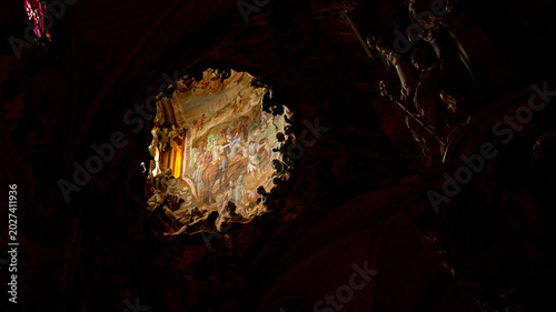 Inside the Malaga Cathedral