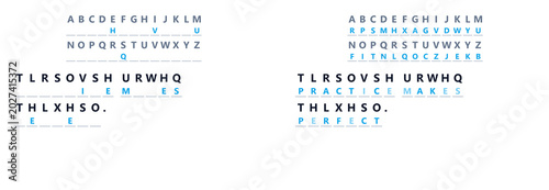 Foto Letter cryptogram