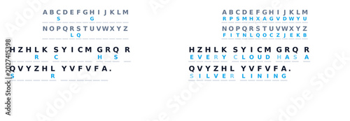 Photos Letter cryptogram