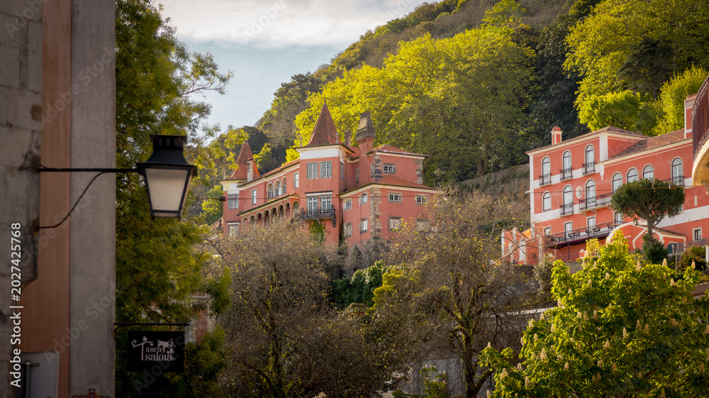 Obraz premium Walking around Sintra in Portugal