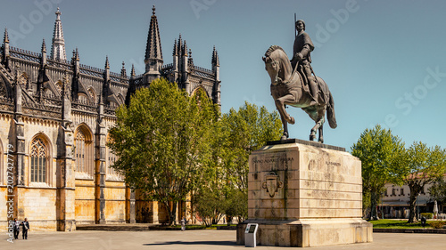 Tableau sur toile Exploring Batalha Monastery in Portugal