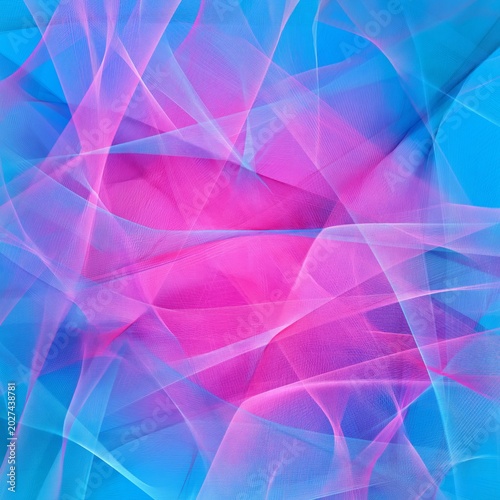 Colorful Patterns Blend to Create an Intriguing Visual Experience in Shades o...