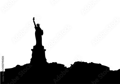Bild auf Leinwand Estatua de la libertad