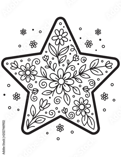 Mehndi flower pattern  coloring pages