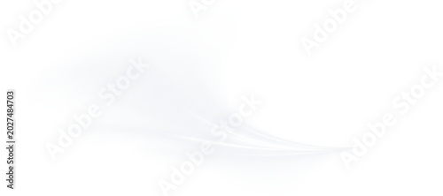 Winter air flow and wind stream waves effect in cold blue color. Isolated PNG and vector with ice breeze and frost particles on transparent background for seasonal cooling design.