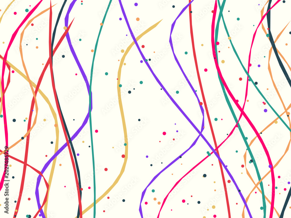 Fototapeta premium Colorful Party Streamers Celebration Background