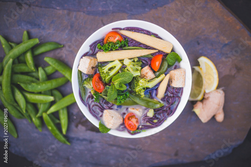 plant-based healthy food in a bowl