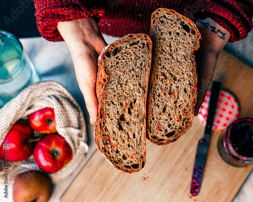 bread in a basket