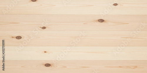Bild auf Leinwand Light pine wood texture with natural knots and grain pattern.