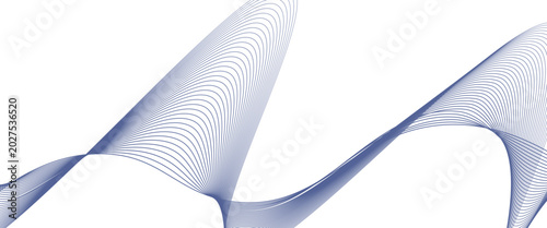 Obraz na płótnie abstract optical art wave background modern black and white design