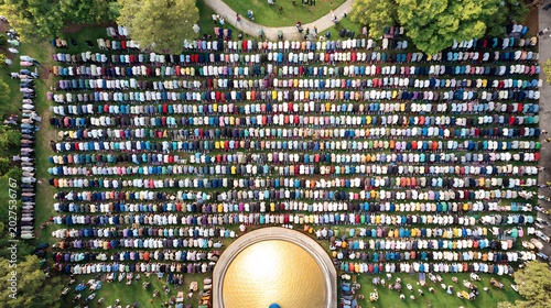 Eid prayer grounds reflecting beauty of humanitys diversity