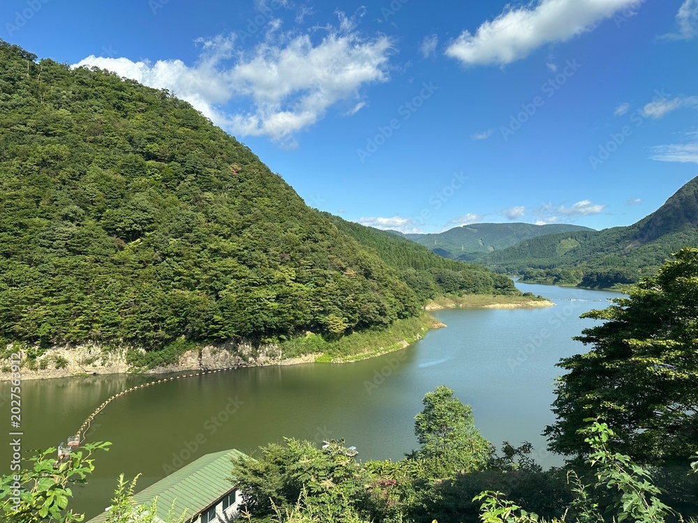Fototapeta premium lake and mountains