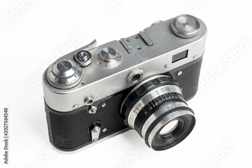 Cuadro en lienzo Generic 35mm rangefinder camera of the 1960's and 70's eras