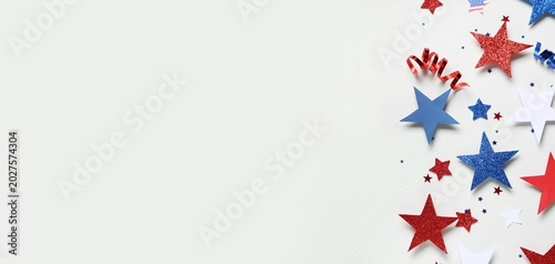 Decor and stars in colors o...