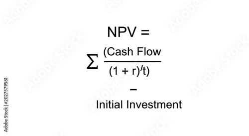 Net Present Value Formula (NPV) for Investment Analysis