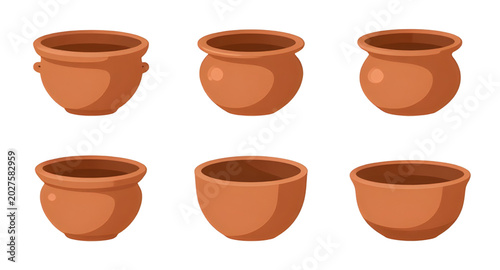 Foto empty, claypot, terracotta, pot, ceramic, planter, gardening, rustic, container,