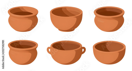 Foto terracotta, claypot, pot, empty, ceramic, planter, gardening, rustic, container,
