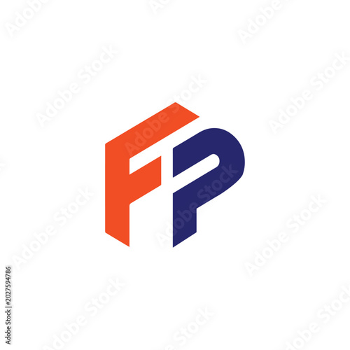 Logo FP Simple Minimalist Modern