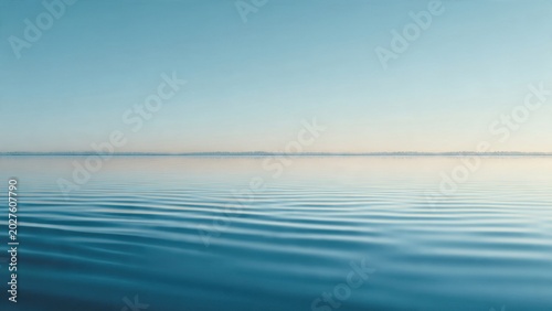 Serene Lake Surface with Gentle Ripples
