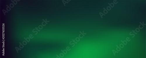 Tableau sur toile Abstract green aurora light background with grainy texture, ethereal glowing wav