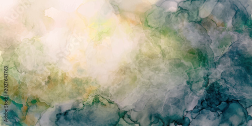 Fotografie Abstract watercolor background with hand painted texture, vintage grunge paper s