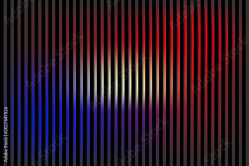 Abstract Red and Blue Neon Stripes
