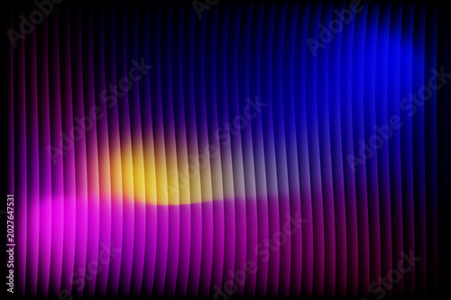 Purple Neon Gradient Stripe Glow with Glassy Vertical Light Lines on Dark Futuristic Background