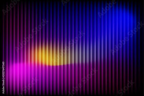 Colorful Neon Glow Line Background
