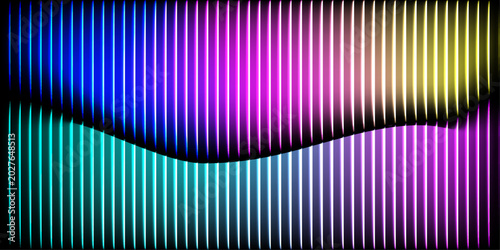 Purple White Line Wave Background

