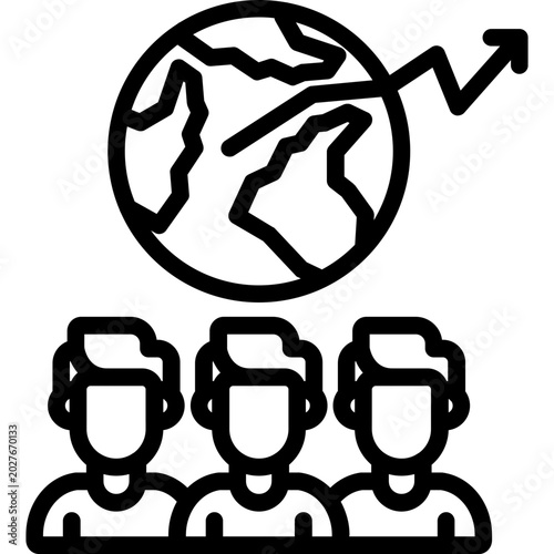 Photos Overpopulation Impact Icon