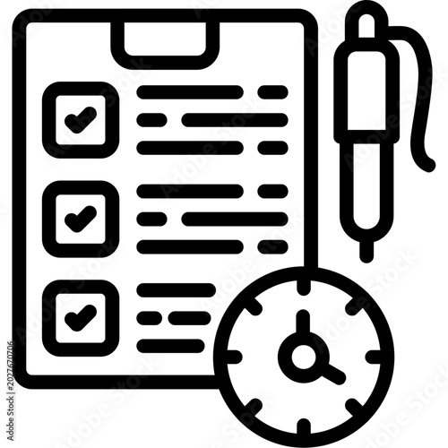 Bild auf Leinwand Watch Appraisal Icon