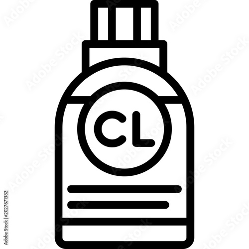 Bleach Bottle Icon
