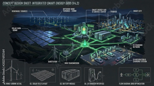 Conceptual Design of a Smart, Integrated City Powered by Renewable Energy Sources.