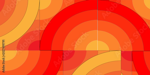 Cuadro en lienzo Beautiful amber abstract background