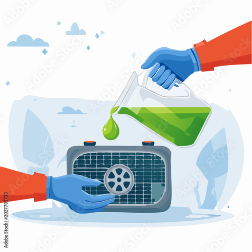Adding Antifreeze to Car Radiator in Winter