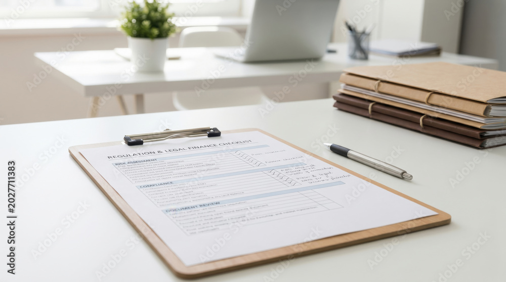 Obraz premium Organization paperwork financial legislation compliance calm