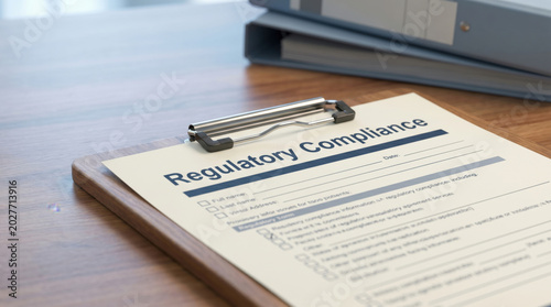 Organization paperwork financial legislation compliance form desk