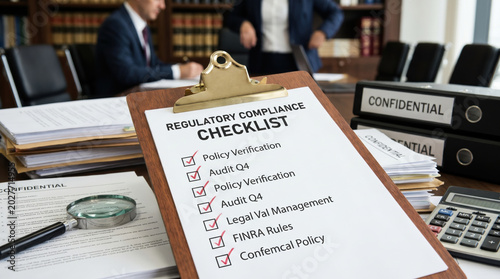 Organization paperwork financial legislation compliance checklist