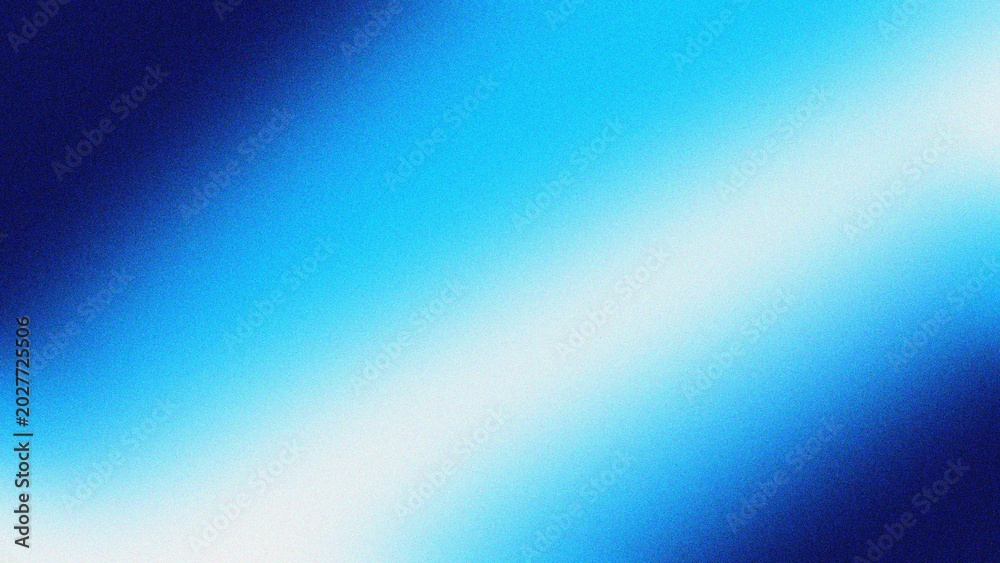 Obraz premium Abstract blue gradient background with grainy texture and neon light effect
