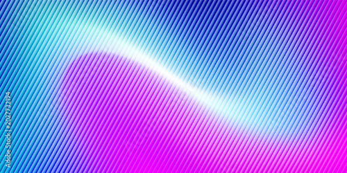Tableau sur toile Neon purple blue ripple texture abstract gradient
