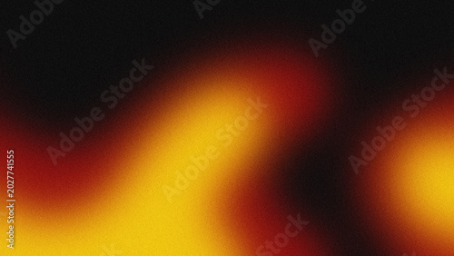 Fotografie Abstract grain texture background with warm orange and red gradient