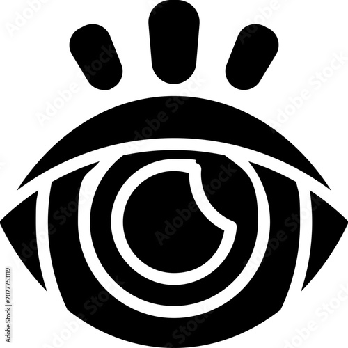 Fotografie preview glyph icon