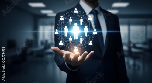 Human resources network talent management employee connections and hr technology solutions