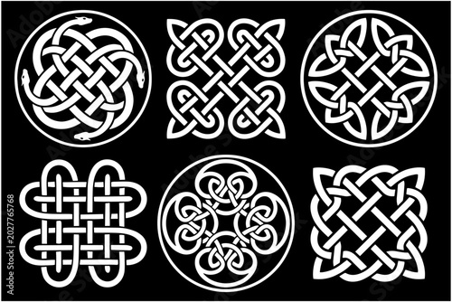 viking celtiic illustration pattern nordic