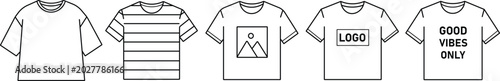 Foto T shirt design templates and ideas for custom apparel