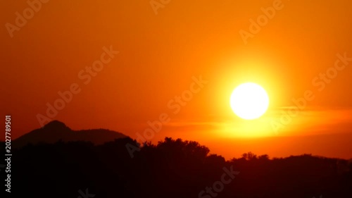 美しい夕暮れの光景