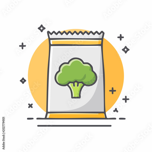 Broccoli Bag Icon
