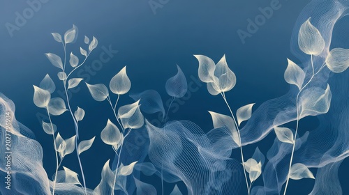 bio digital, digital fusion, leaf fusion, glowing leaves, natural leaves, bio tech, eco tech
