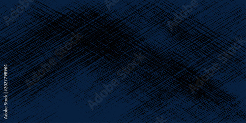 Bild auf Leinwand Dark blue grunge textured background with black scratches and scuffs vector desi